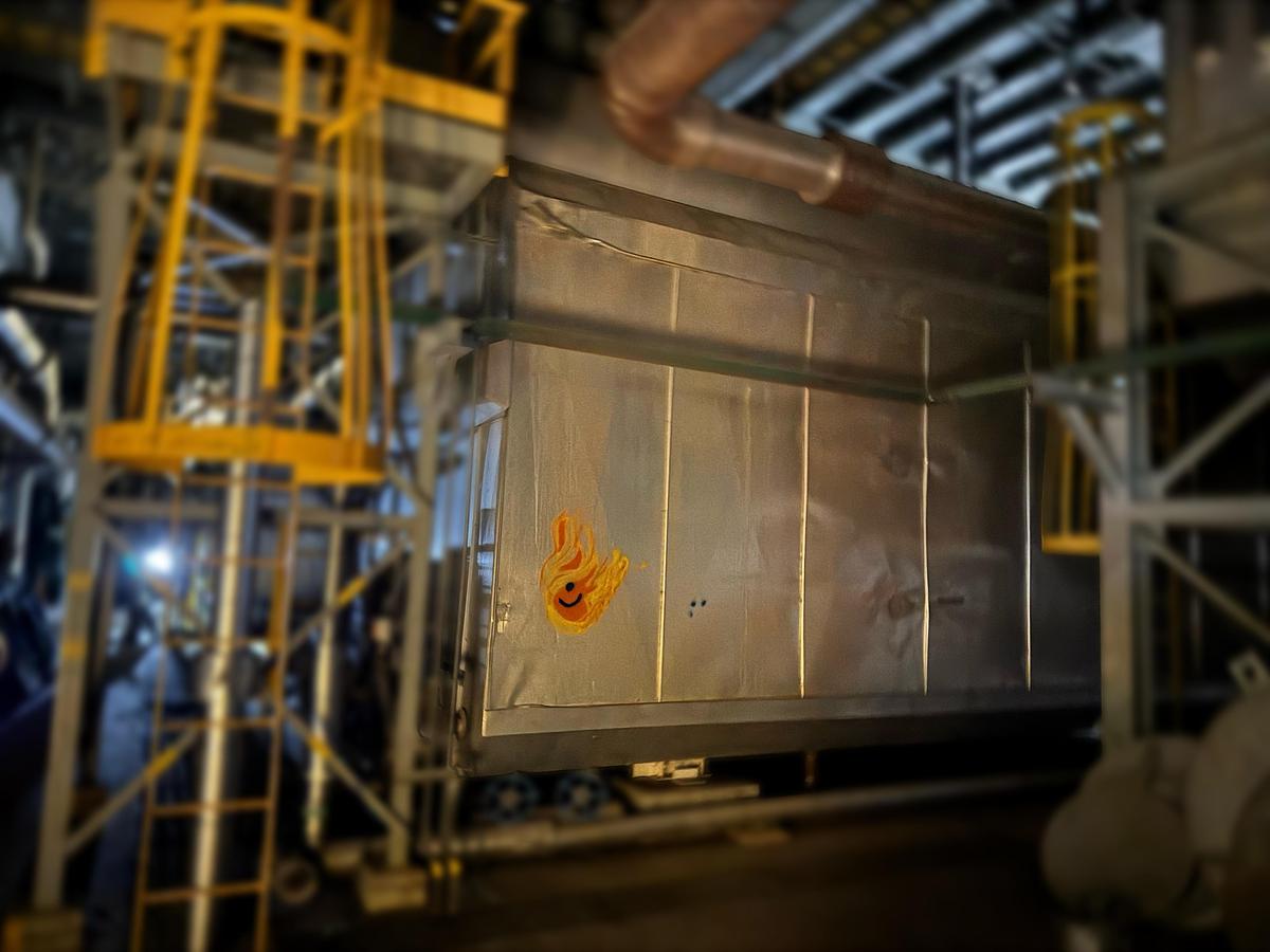 Used Foster Wheeler 7000 HP Water Tube Boiler System - 712 PSI with NAT-COM Low NOx Burner (2001)