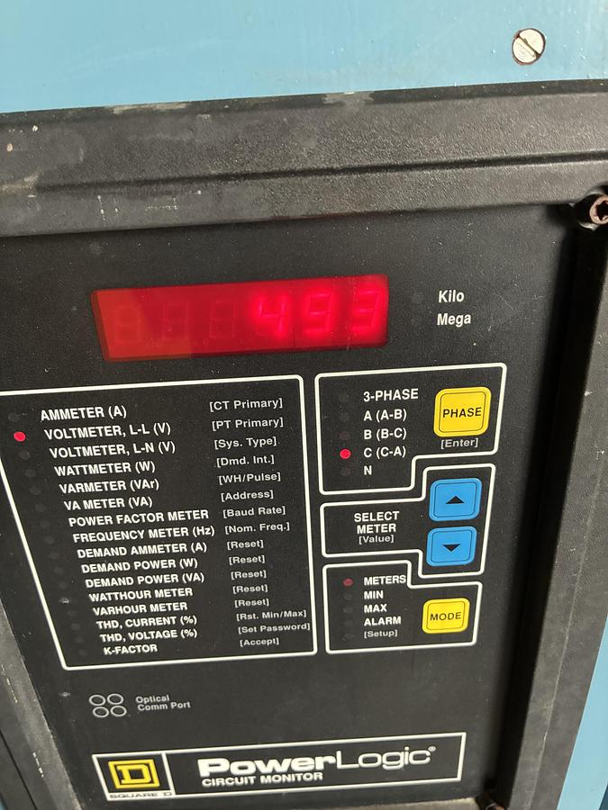 Used General Electric Substation System for Diesel Generator Integration