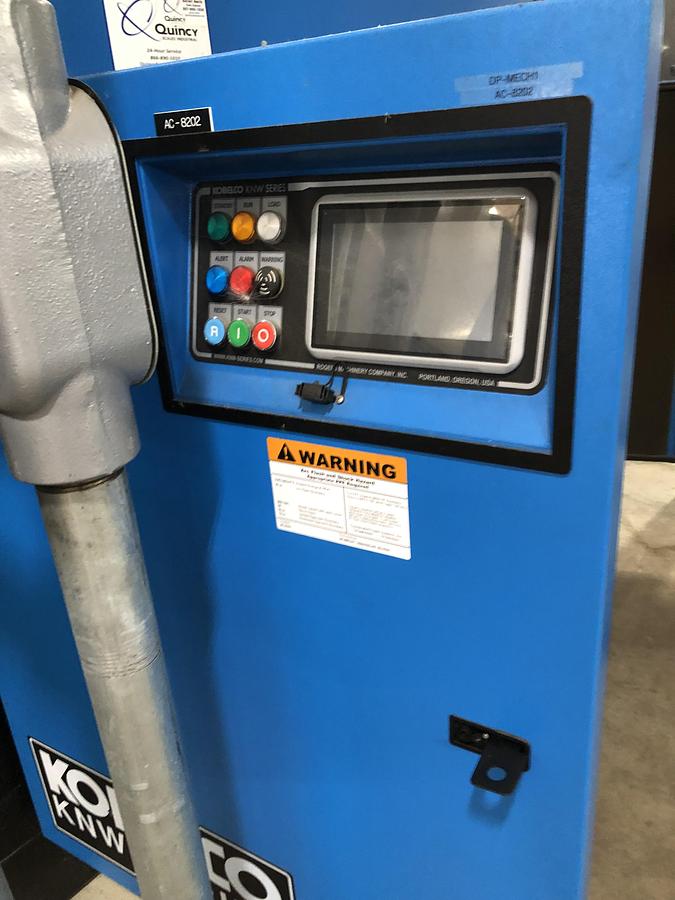 Used Kobelco Oil-Free Rotary Screw Air Compressor AC-8202