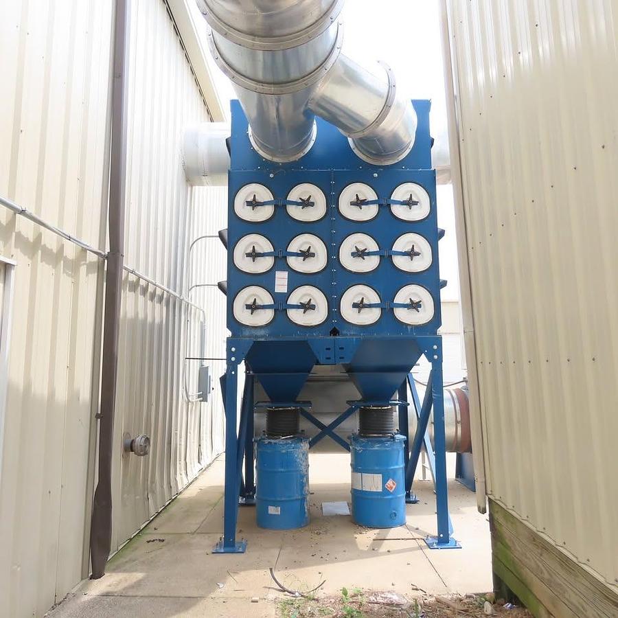 Used Donaldson Torit Downflo Evolution DFE3-24 24-Cartridge Dust Collector 18000 CFM