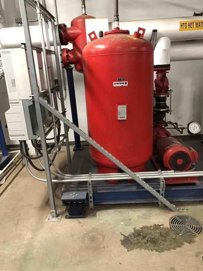 Used Armstrong Commercial Pump Station with Expansion Tank and VFD Controls
