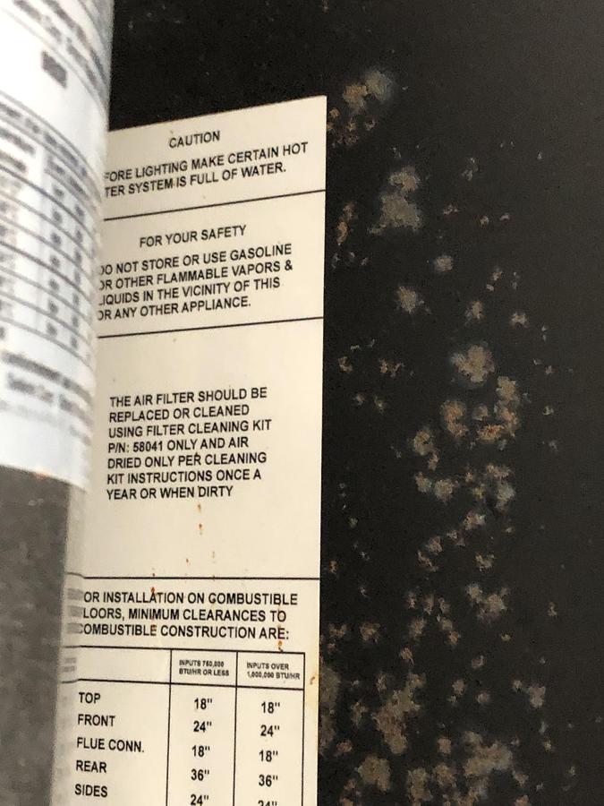 Used AERCO Benchmark Commercial Water Heater System BMK 3000