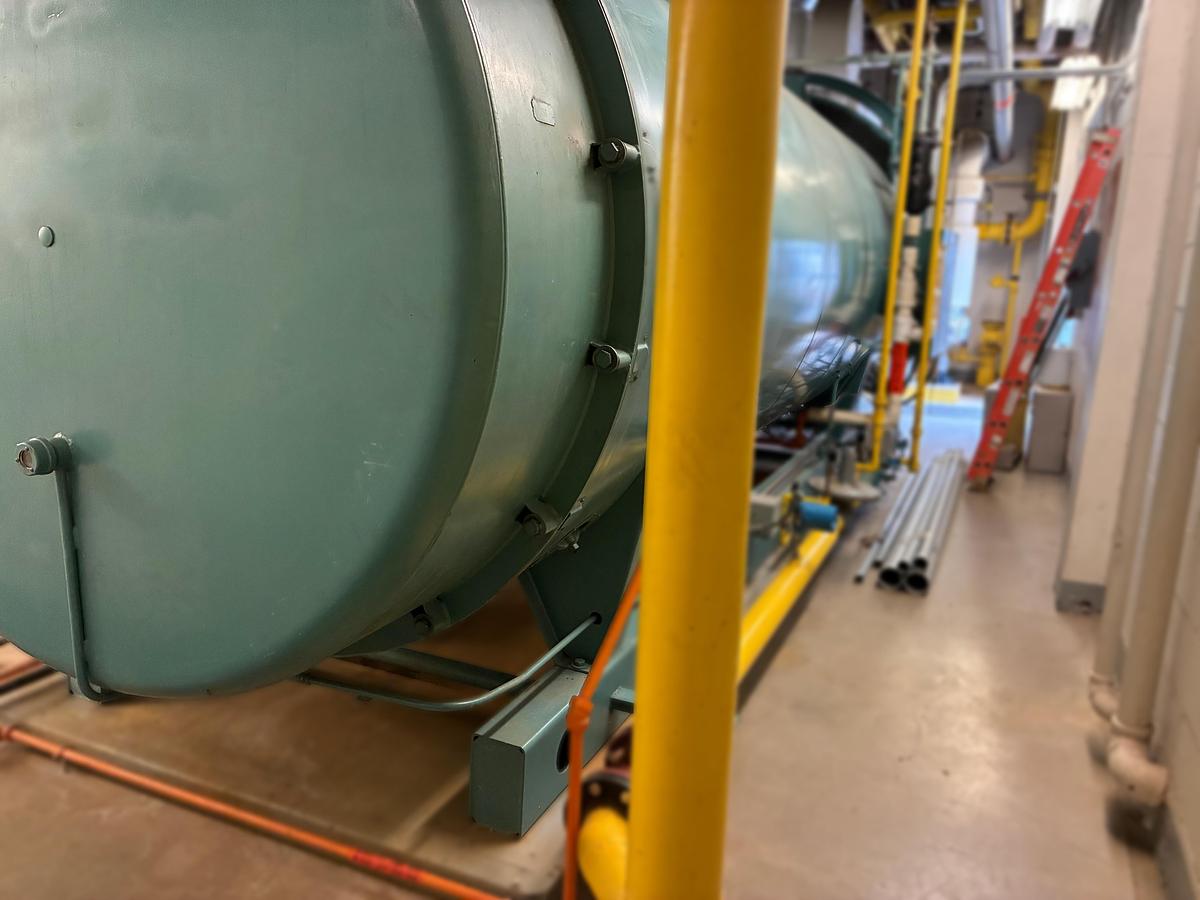 Used 2002 Cleaver Brooks CB 350 HP Steam Boiler – 15 PSI (Recently Serviced)