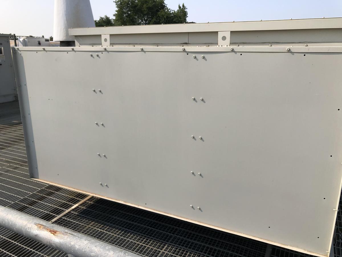 Used Skyplume EF-1 G1-ELLV-30 Exhaust Fan with Vertical Discharge Stack