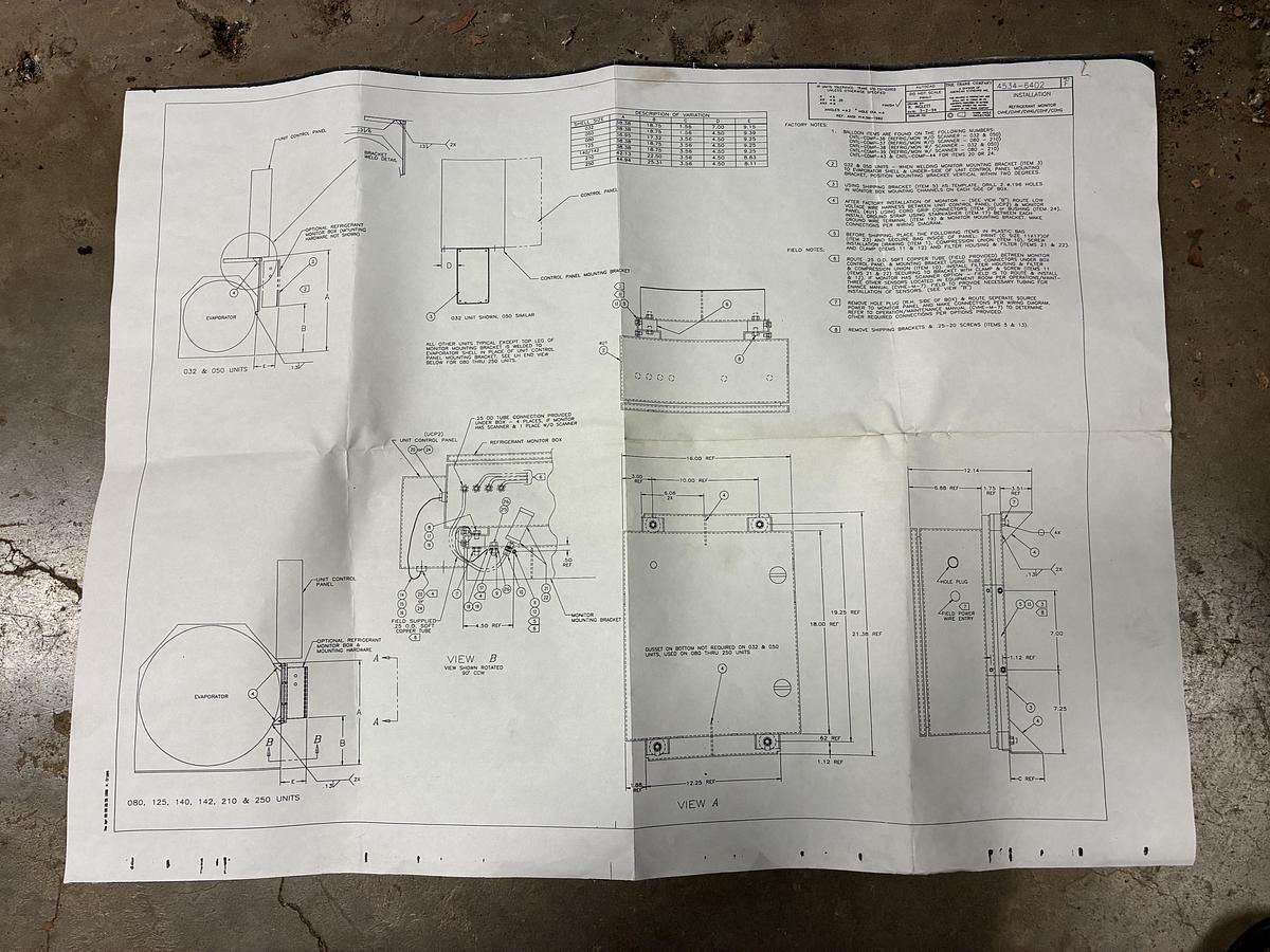 Used Trane Hermetic Centrifugal Liquid Chiller 347-Ton – CVHF770