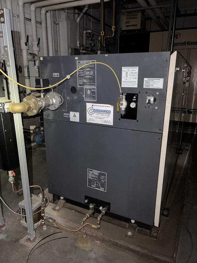 Used Hitachi DSP-90VW6-M Oil-Free Rotary Screw Air Compressor System