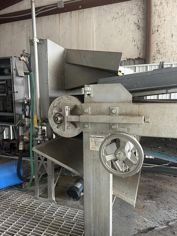 Used McNeill Water Wastewater Filter Belt Press Model FPP152B Serial 0302006 Sludge Dewatering