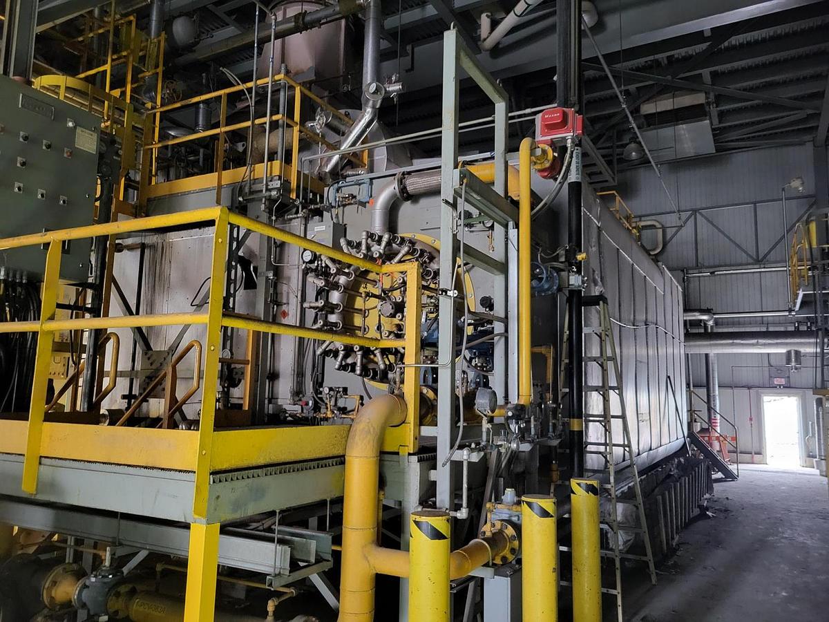 Used Foster Wheeler 7000 HP Water Tube Boiler System - 712 PSI with NAT-COM Low NOx Burner (2001)