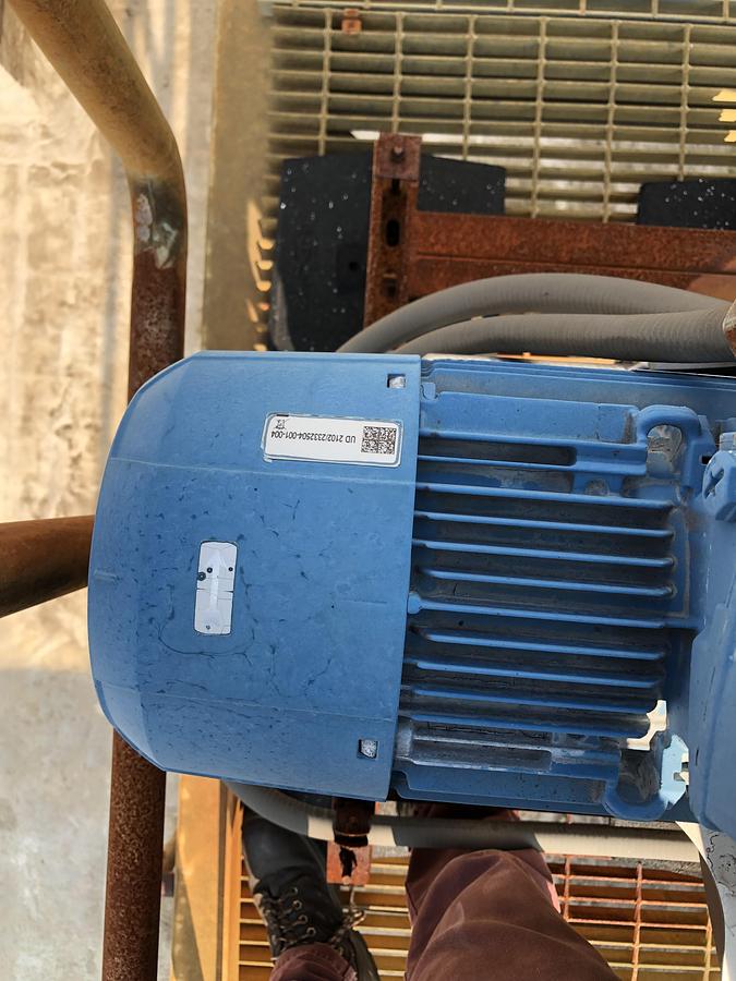 Used Rotodyne Ventilation Fan CV-250/400-P16K30 with Vertical Discharge System