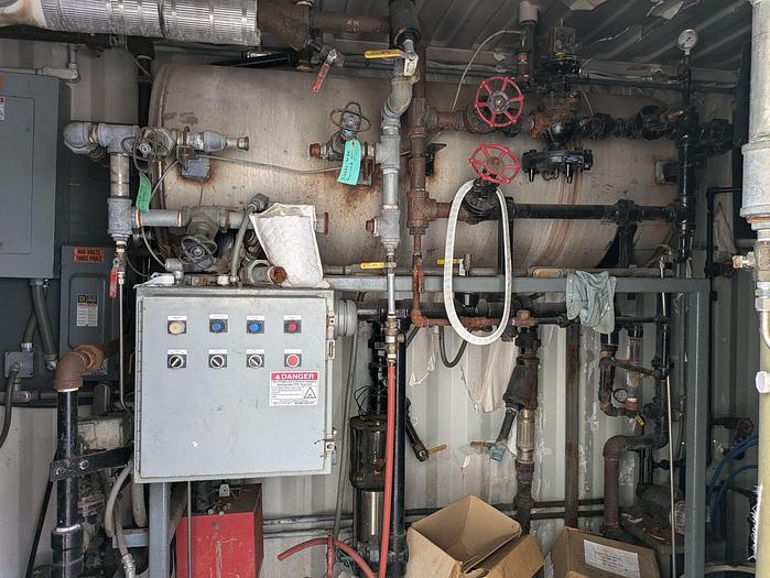 Used 246 HP Cleaver Brooks 250 PSI Steam Boiler 2014 Model CBLE 200-246-250ST Mobile