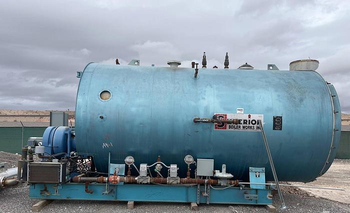 Used 2001 Superior boiler 4-X-2007 400HP Boiler 150 PSI Steam