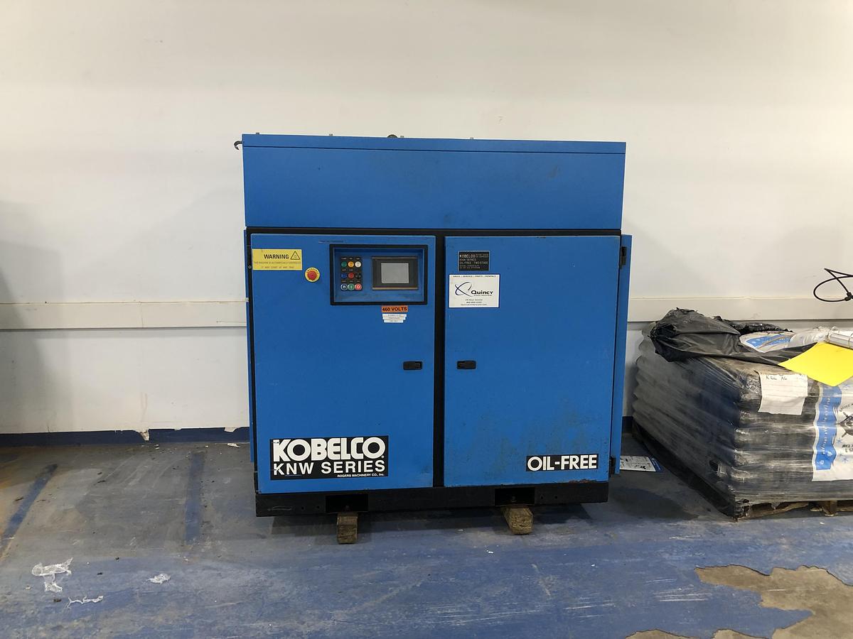 Used Kobelco Oil-Free Rotary Screw Air Compressor KNW Series