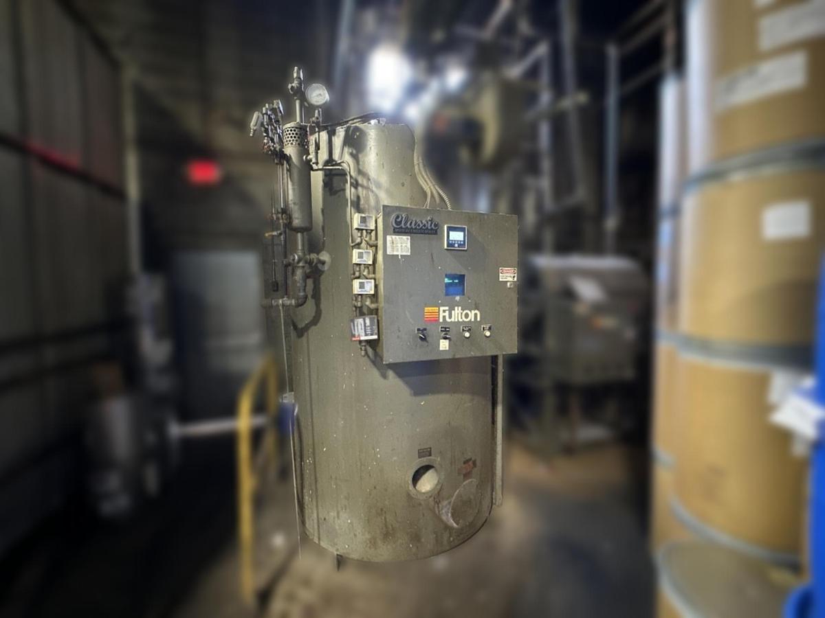 Used Fulton Classic 60 HP ICS-60 Steam/Hot Water Boiler with F-75 Expansion Tank (2022)