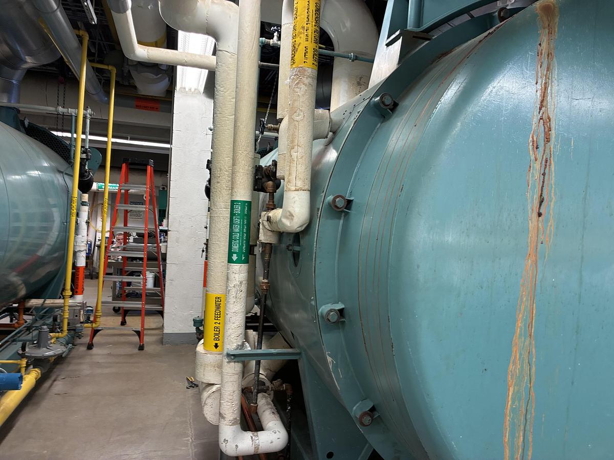 Used 2002 Cleaver Brooks CB 350 HP Steam Boiler – 15 PSI with Advanced Honeywell Controls