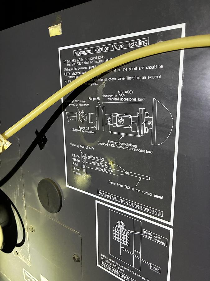 Used Hitachi DSP-90VW6-M Oil-Free Rotary Screw Air Compressor System