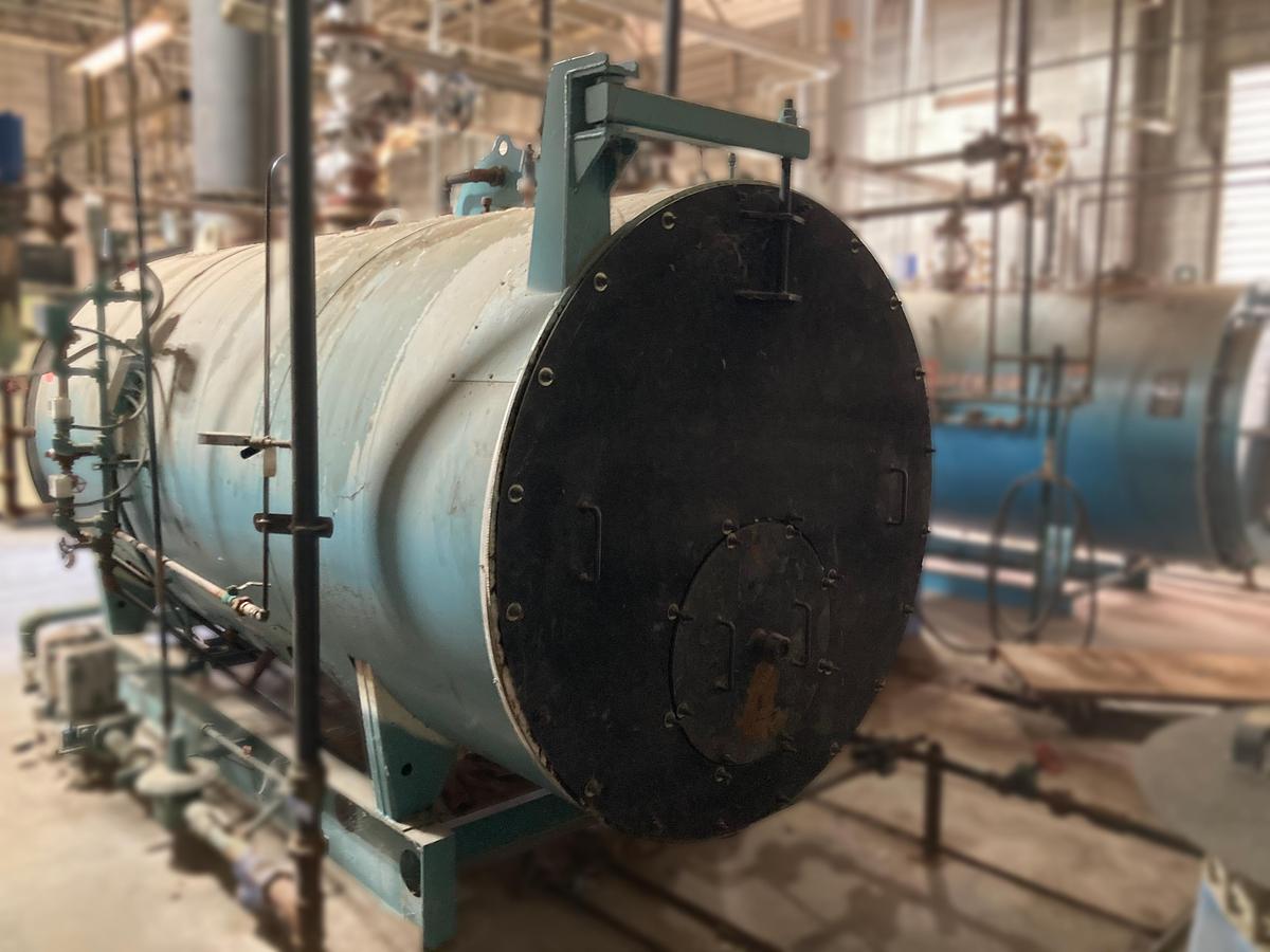 Used Cleaver-Brooks 100 HP 300 PSI Steam Boiler System + Feedwater Tank (2015)