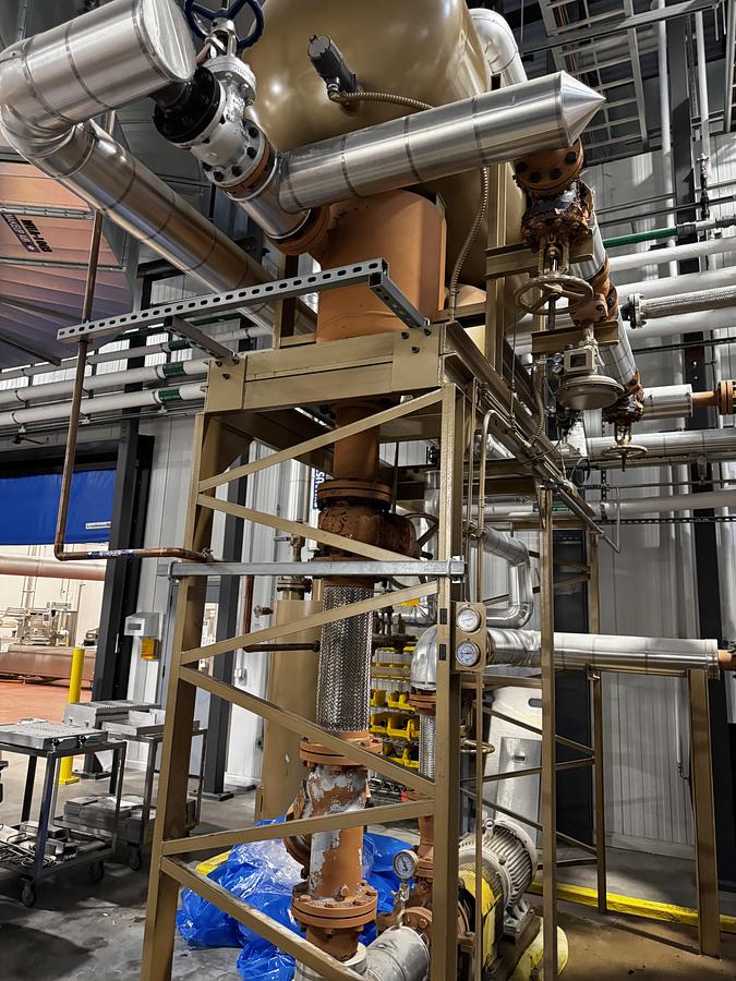Used Fulton Thermal Fluid Heater Skid — 480V 3-Phase Complete Skid System with Pump, Motor & Control Panel