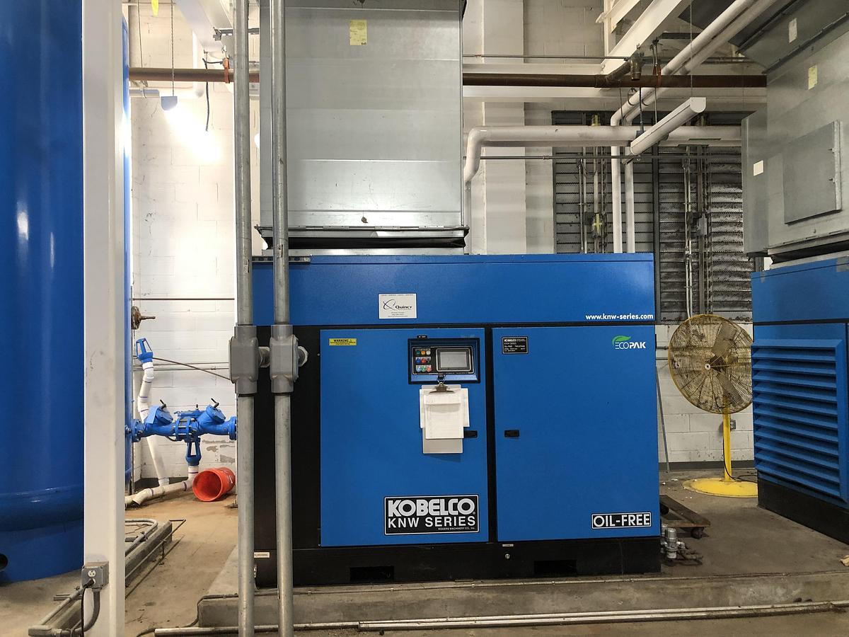 Used Kobelco Oil-Free Rotary Screw Air Compressor KNWA1-G/H