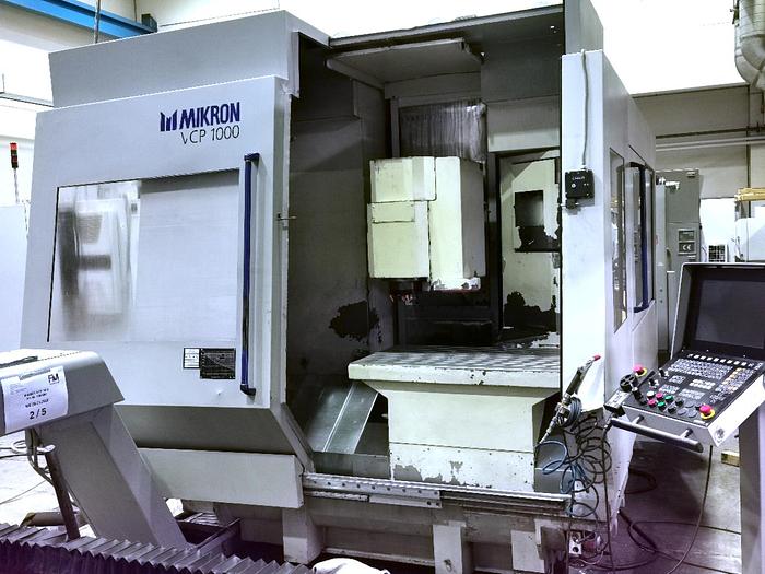 Gebraucht 1999 CNC Bearbeitungszentrum Mikron VCP 1000