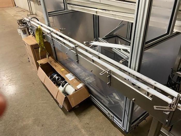 Used Filler, Bottle, 6-Head, Inline, Oden, Pro Fill 3000, S/st #A744832