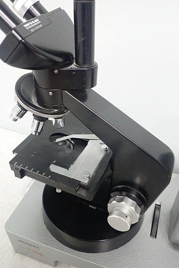 Used Wild Heerbrugg M12 1.25x Trinocular Microscope with 6 Objectives