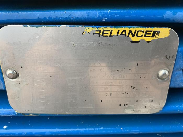 Used CARVER PUMP TYPE RS9B 3 X2X6 PUMP  125HP