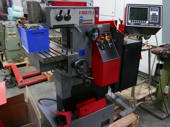 Used Conventional universal milling machine EMCO FB-3 L