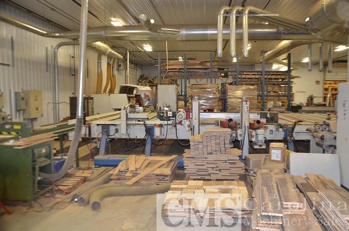 Used Complete Operation Engineered Flooring Line