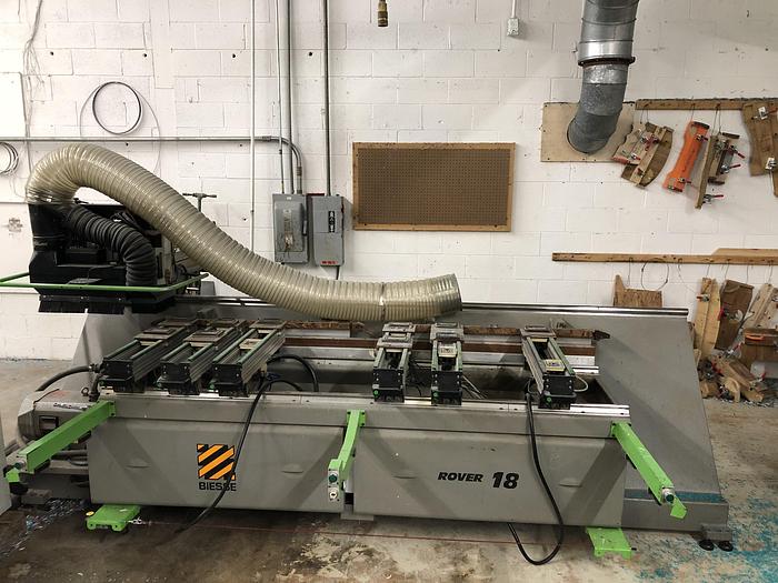 Used BIESSE ROVER-18 CNC MACHINING CENTER