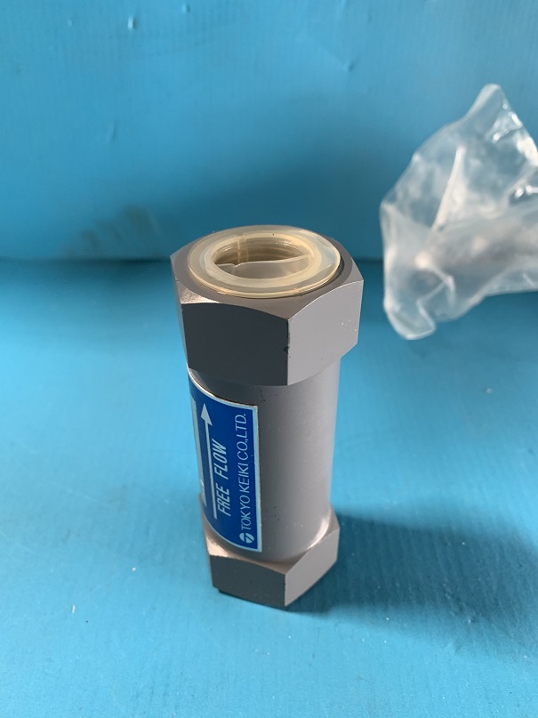 Used Tokyo Keiki In-Line Check Valve DT8P1-06-30-11-JA-J