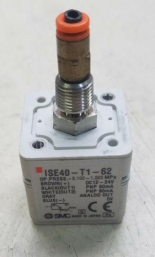 Used SMC ISE40-T1-62 Pressure Switch