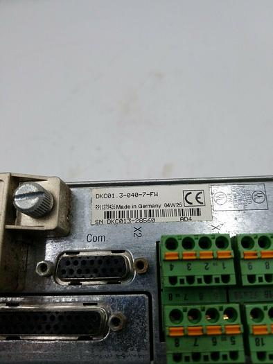 Used Rexroth DKCXX.3-040-7 Ecodrive Servo Drive. DKC01.3-040-7-FW UPS RED SAME DAY!