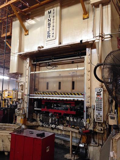 Used 800 TON MINSTER SSDC PRESS