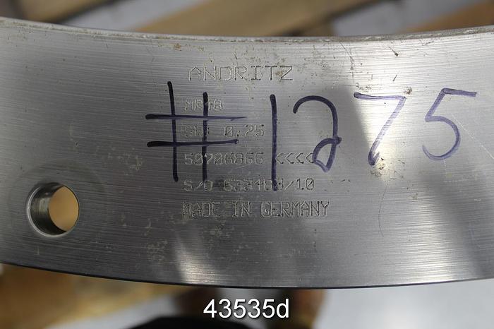 Used GL&V MR48 Pressure Screen Basket, .25mm Slots #43535