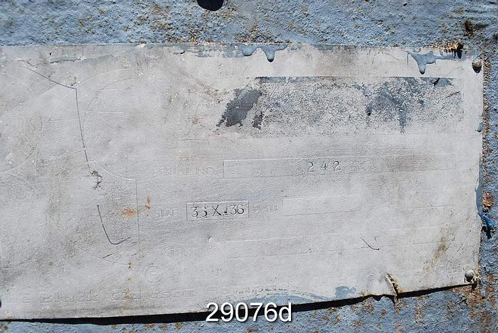 Used Black Clawson Cylinder Thickener, 36x136 #29076