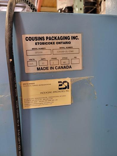 Used Cousins LP2100 Pallet Wrapper