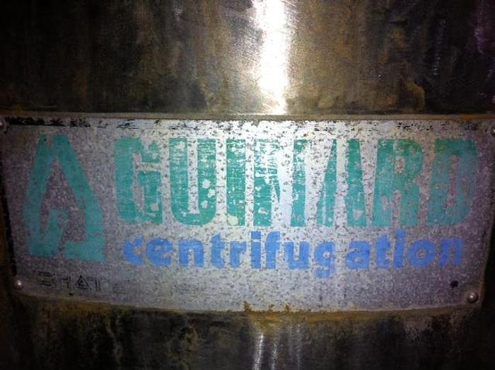 Used Centrifuge, Disc, Auto, Guinard, Type C40PH, 316 S/st, #C737119
