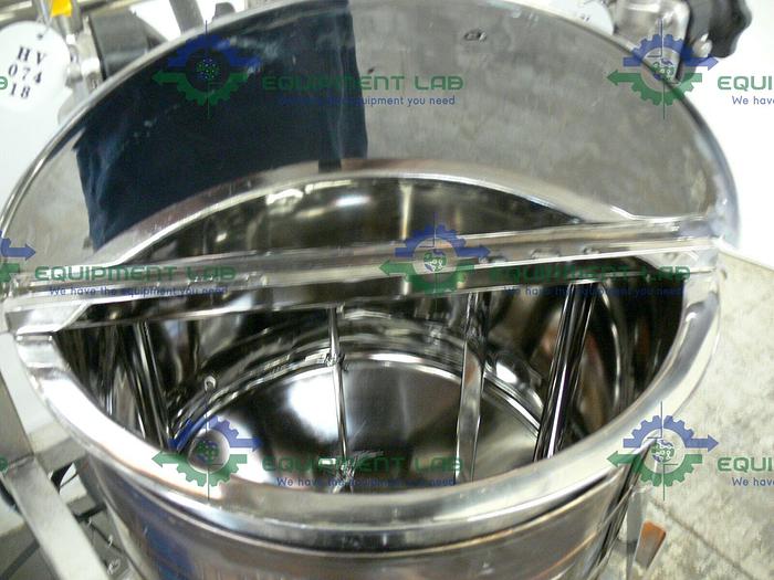 Used ABEC 50 Liter Process Finishing Skid w/ Heat Exchanger, SPX Mixer & Strainer