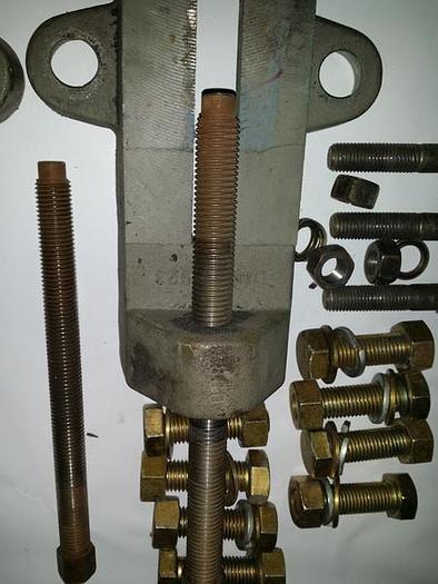 D'occasion Rails de serrage moteur, fonte, 900mm