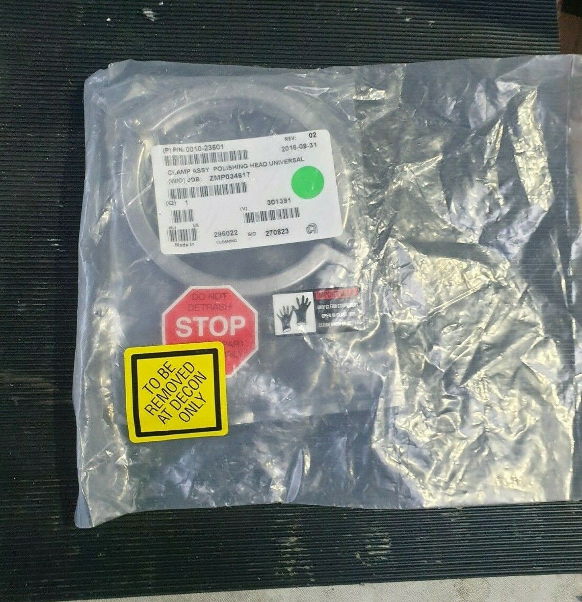 AMAT   0010-23601 CLAMP ASSY POLISHING HEAD (rbd2.1b1)