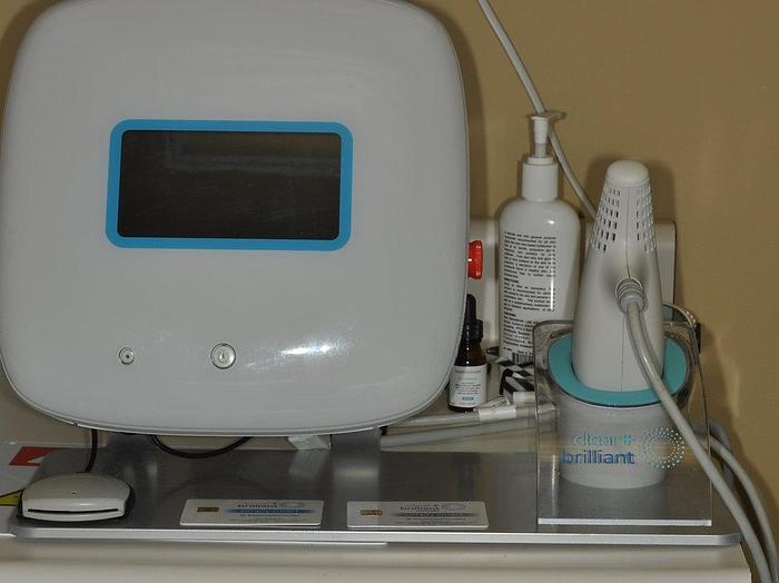 Used SoltaClear + Brilliant Clear and Brilliant & Permea Hand Pieces