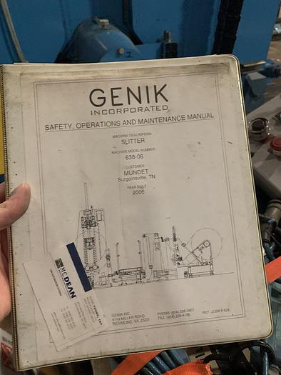 Used 54" GENIK  MODEL 638-06 TWO DRUM WINDER 2006 -  PENDING SALE