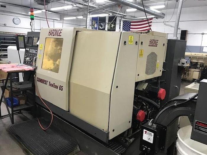 2002 Hardinge Conquest Twin-Turn 65 Multi-Axis Turning Center