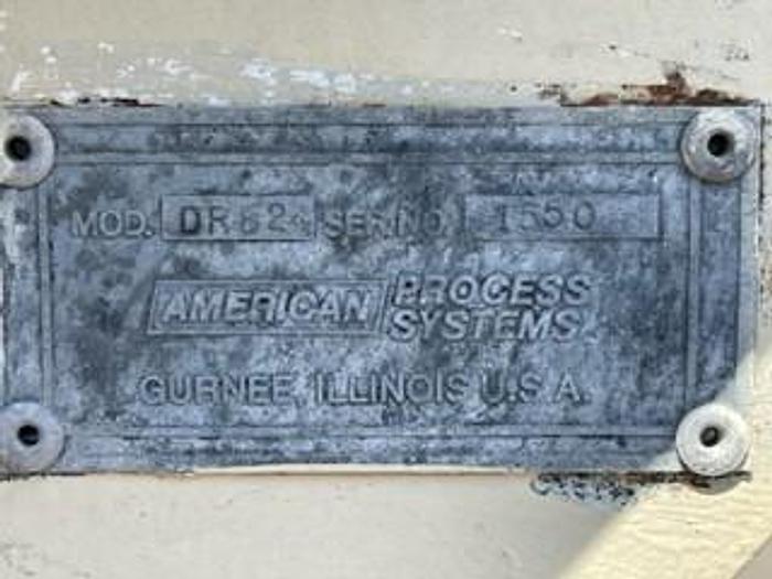 Used American Process Systems 60 Cubic Foot Ribbon Blender