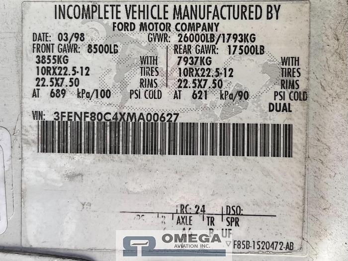 Used 1998 Kidron 4CB16XMOD