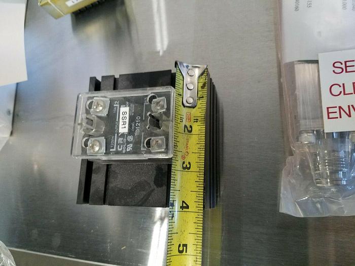 Used Crydom Solid-State Relay Switch TD1210 with Heat Sink Cooler FREE SHIPPING!