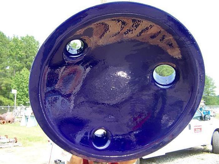 Used Pfaudler Glass Lined Vacuum Receiver Cover for Model VR30-100-25