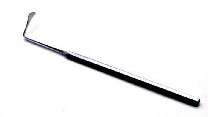Used Ophthalmic Retractor Fison with 20mm Deep Angled Blade 11mm Wide WEISS 0107092