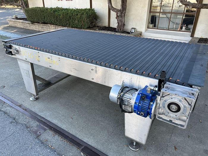 Used Table, Accumulation, 48" x 8', S/St, 1 HP #S744848