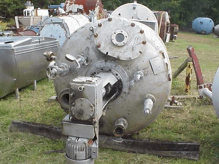 Used 750 GALLON ALLOYFAB REACTOR – T-316 – 50 PSI/150 PSI JACKET